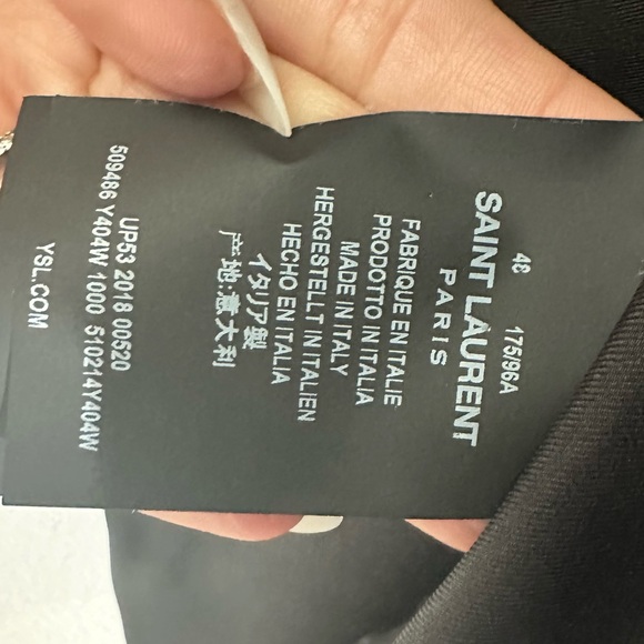 SAINT LAURENT Black single breasted Blazer - Picture 6 of 6